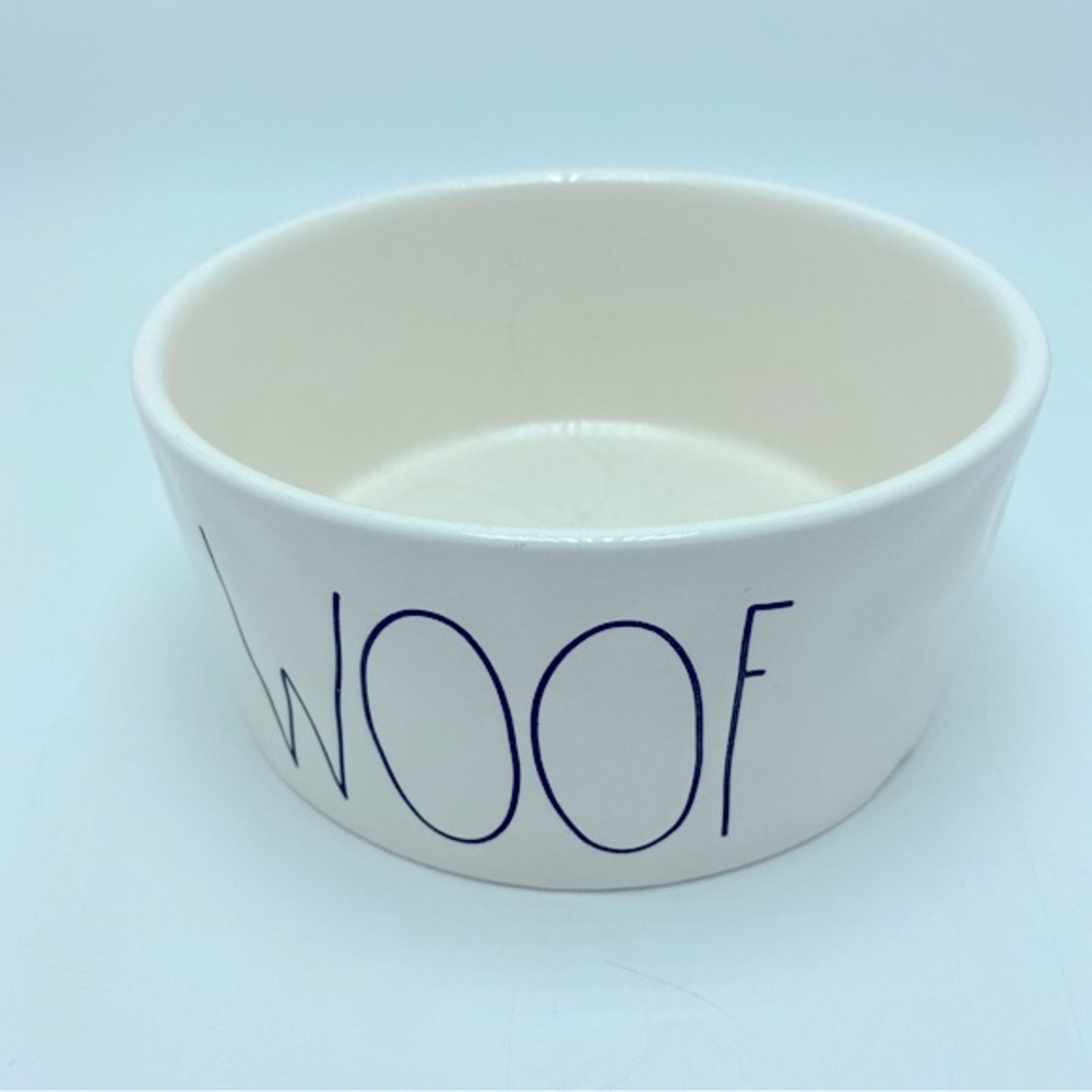 Rae Dunn WOOF Large Dog Bowl